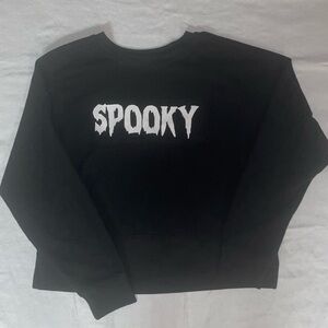 Spooky Black Sweater